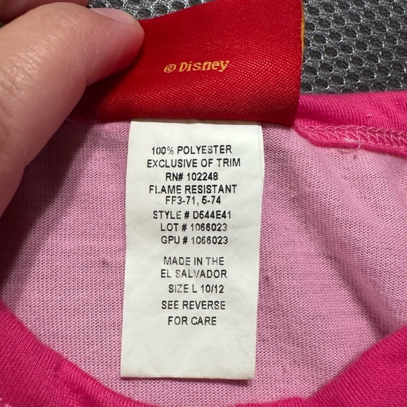 Y2K High School Musical Disney Nightgown Long Sleeve Kids Size Large 10/12 - Picture 4 of 8